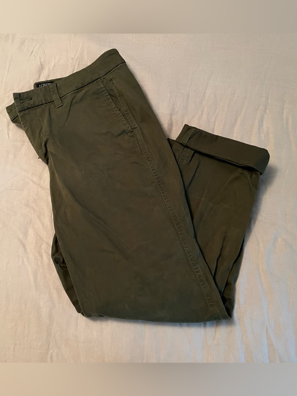 J. Crew Slim Olive Chino Pants